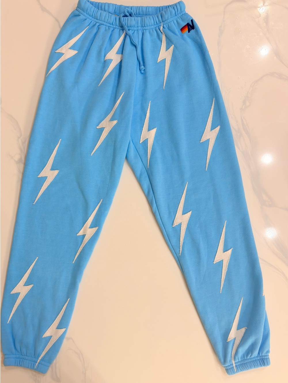 Like New Aviator Nation Bolt Stitch Repeat Sweatpants size XS